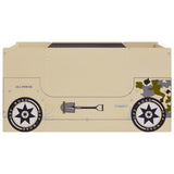 vidaXL 3-Piece Kids' Table and Chair Set Off-Road Car Design MDF