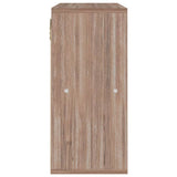 vidaXL Boekenkast 60x27,5x59,5 cm bewerkt hout grijs sonoma eikenkleur