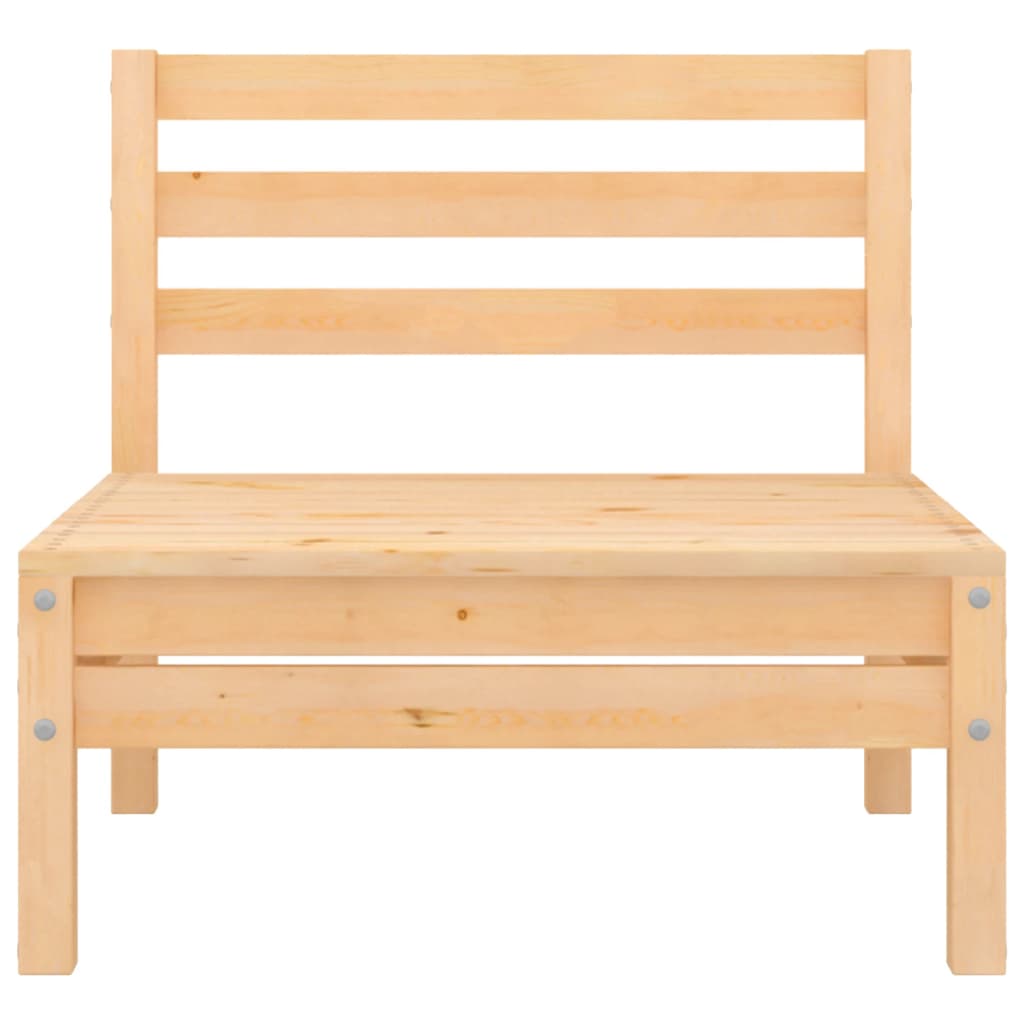 vidaXL 2-seater Garden Bench Solid Pinewood