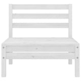vidaXL 5-piece Lounge Set Solid Pine Wood White