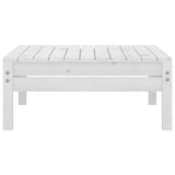 vidaXL 5-piece Lounge Set Solid Pine Wood White