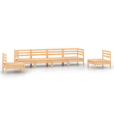 vidaXL 6-Piece Lounge Set Solid Pine Wood