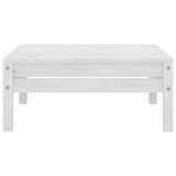 vidaXL 7-Piece Lounge Set Solid Pine Wood White