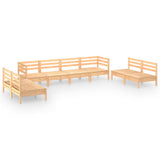vidaXL 8-Piece Lounge Set Solid Pine Wood