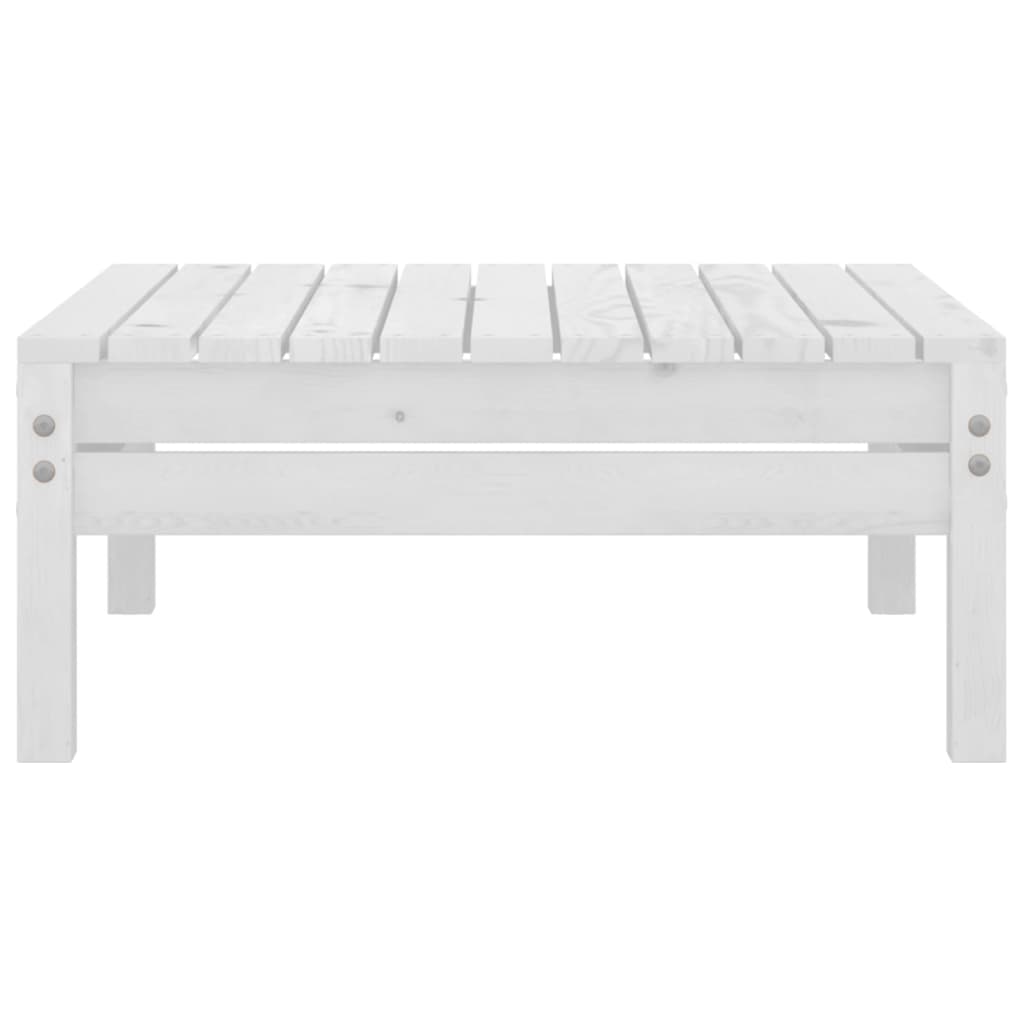vidaXL 9-piece Lounge Set Solid Pinewood White