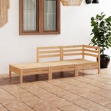 vidaXL 3-Piece Lounge Set Solid Pinewood