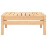 vidaXL 4-Piece Solid Pine Wood Lounge Set