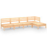 vidaXL 5-Piece Lounge Set Solid Pine Wood