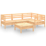 vidaXL 5-Piece Lounge Set Solid Pine Wood