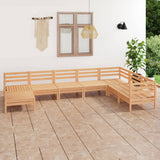 vidaXL 8-Piece Lounge Set Solid Pine Wood