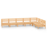 vidaXL 7-Piece Lounge Set Solid Pine Wood