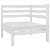 vidaXL 12-delige Loungeset massief grenenhout wit