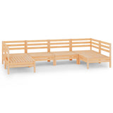 vidaXL 6-Piece Lounge Set Solid Pine Wood
