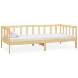 vidaXL Slaapbank met matras massief grenenhout 90x200 cm