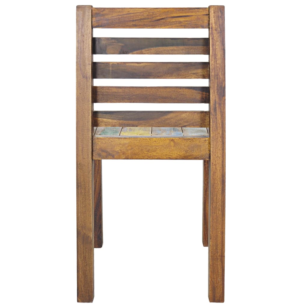 vidaXL Eetkamerstoelen 6 st massief gerecycled hout