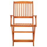 vidaXL Tuinstoelen 6 st inklapbaar massief eucalyptushout