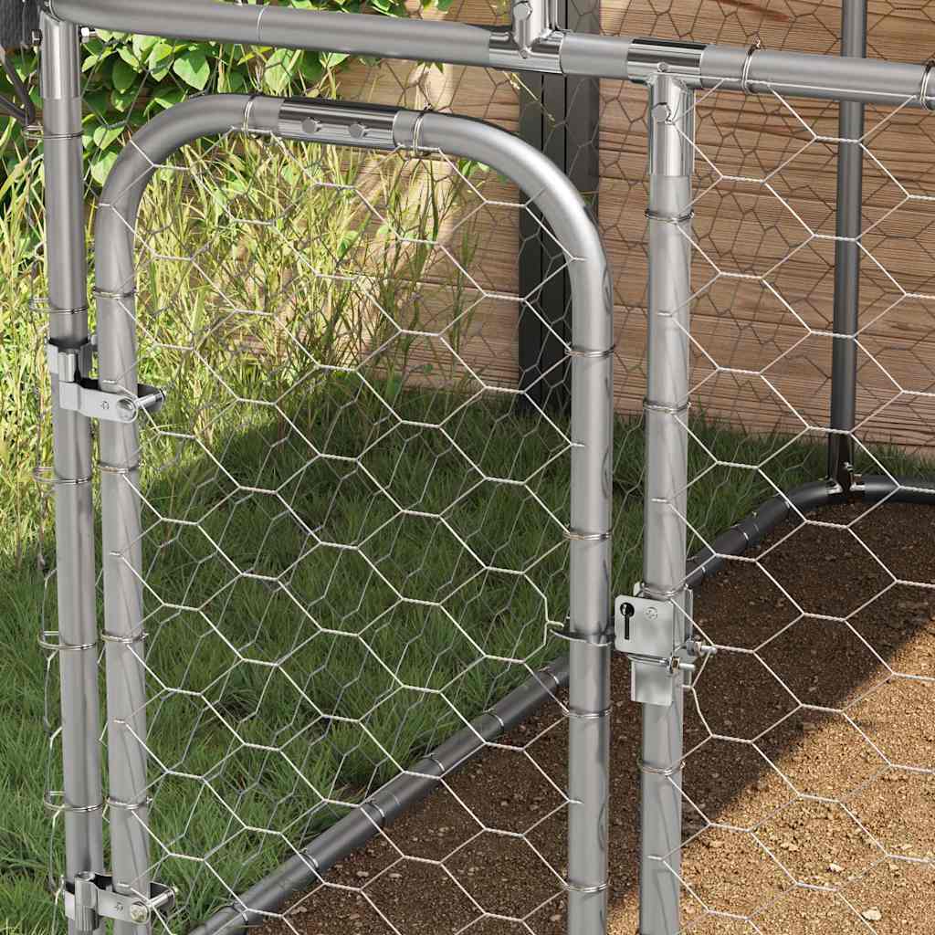 vidaXL Outdoor Dog Kennel with Roof 100x100x150 cm