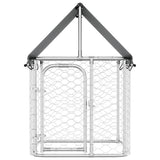 vidaXL Outdoor Dog Kennel with Roof 100x100x150 cm