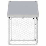 vidaXL Outdoor Dog Kennel with Roof 100x100x150 cm