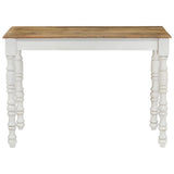 vidaXL Eettafel 110x60x76 cm massief mangohout