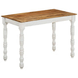 vidaXL Eettafel 110x60x76 cm massief mangohout