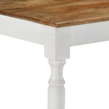 vidaXL Eettafel 110x60x76 cm massief mangohout
