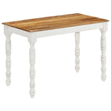 vidaXL Eettafel 110x60x76 cm massief mangohout
