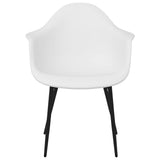 vidaXL Étages de chambre 6 st PP blanc