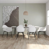 vidaXL Étages de chambre 6 st PP blanc