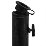 vidaXL Parasolvoet 48x48x33 cm gietijzer zwart