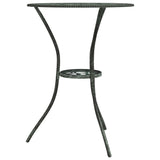 vidaXL 3-Piece Cast Aluminum Bistro Set Green