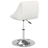 vidaXL Barkruk kunstleer wit