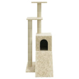 vidaXL Meuble de jardin avec palettes en sisal 92 cm crème jaune