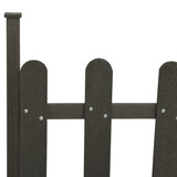 vidaXL Hek met palen 3 st 614x80 cm HKC
