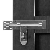 vidaXL Gate 100x112 cm WPC grey