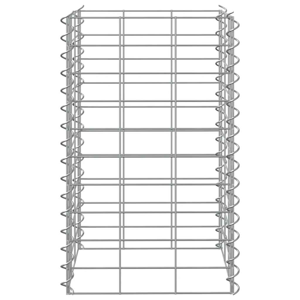 vidaXL Gabion plantenbakken 3 st verhoogd 30x30x50 cm ijzer