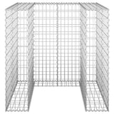 vidaXL Schanskorf voor container 110x100x110 cm gegalvaniseerd staal