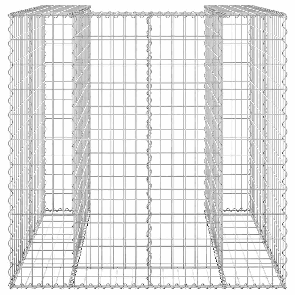 vidaXL Schanskorf voor container 110x100x110 cm gegalvaniseerd staal
