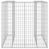 vidaXL Schanskorf voor container 110x100x110 cm gegalvaniseerd staal