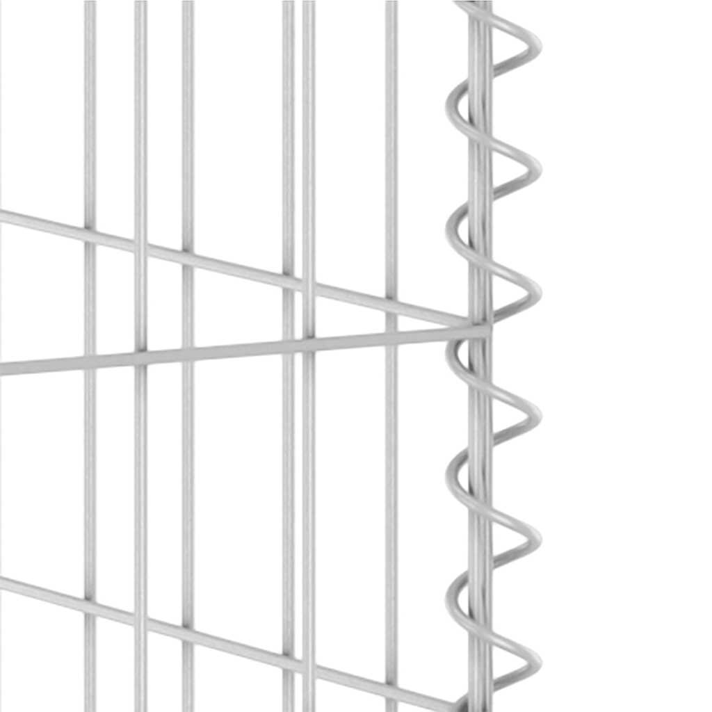 vidaXL Schanskorf voor container 110x100x110 cm gegalvaniseerd staal