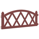 vidaXL Gazonranden 17 st 10 m polypropeen rood