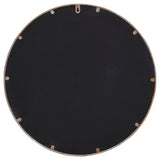 vidaXL Tuinspiegel rond 40x4 cm ijzer zandkleurig
