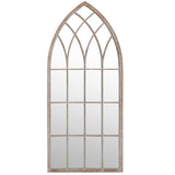 vidaXL Mirror 100x45 cm Iron Sand-colored