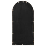 vidaXL Mirror 90x45 cm iron sand-coloured