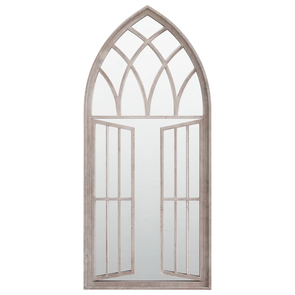 vidaXL Spiegel 100x45 cm ijzer zandkleurig