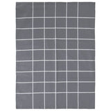 vidaXL 12-Piece Kitchen Towel Set Cotton Black