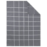 vidaXL 12-Piece Kitchen Towel Set Cotton Black