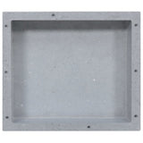 vidaXL Shower Niche 41x36x10 cm Matte Grey