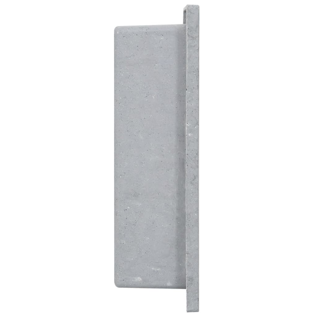 vidaXL Shower Niche 41x36x10 cm Matte Grey