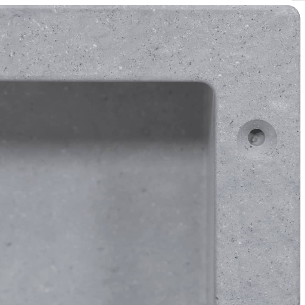 vidaXL Shower Niche 41x36x10 cm Matte Grey